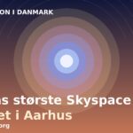 Illustrasjon: verdens største Skyspace av James Turrell, ny attraksjon på ARoS i Aarhus