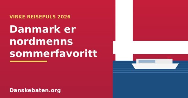 Danskebåten til Danmark – Danmark er nordmenns sommerfavoritt ifølge Virke Reisepuls 2026