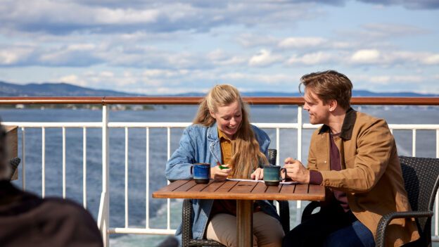 Soldekk på danskebåten Oslo–København